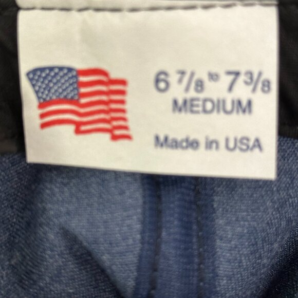 Vintage USPS Hat Snapback Blue Denim Cap USA Made Post Office New Old Stoc - Picture 2 of 4
